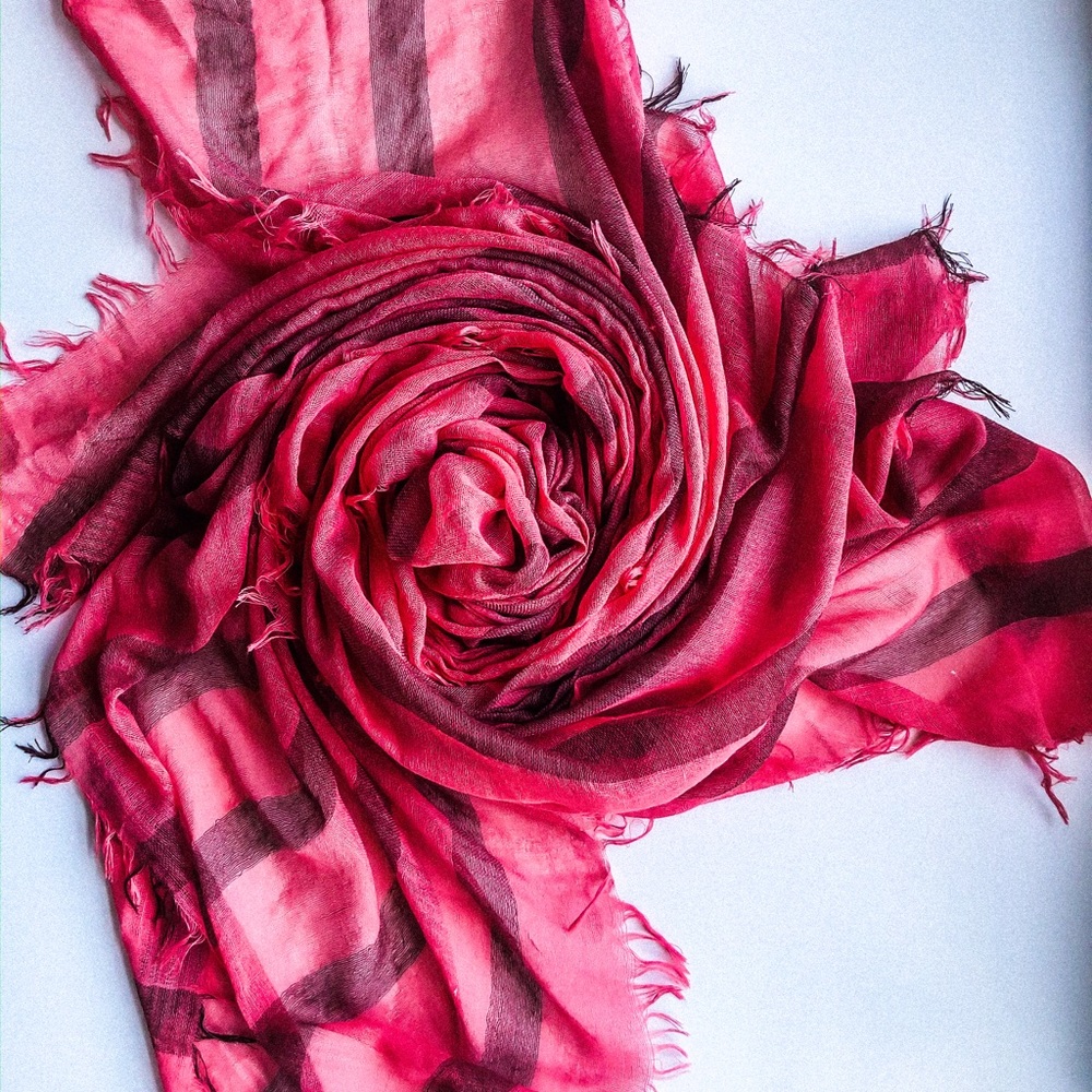 Handmade Silk & Cashmere Scarf/Shawl